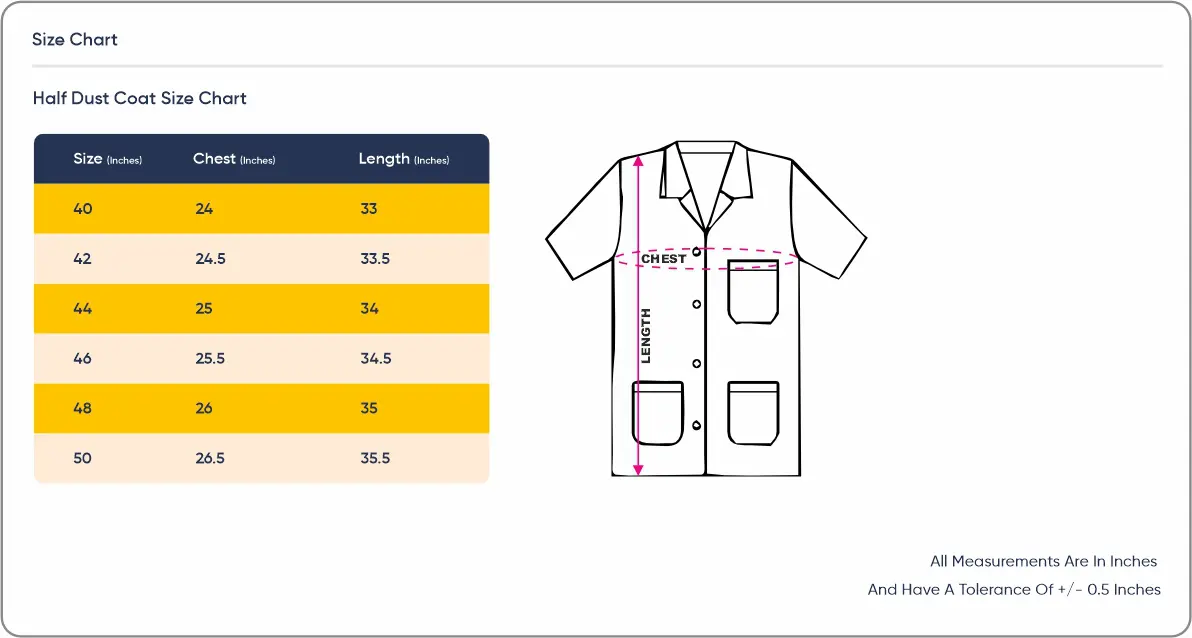 Half-Sleeve Lab Coat