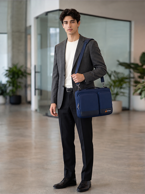 JD FC-4008 Kinetic Laptop Messenger Bag