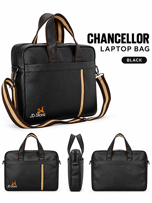 JD FC-4032 Chancellor Laptop Messenger Bag – Tan