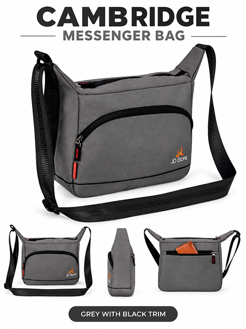 JD MSB-8003 Cambridge Messenger Bag – Navy