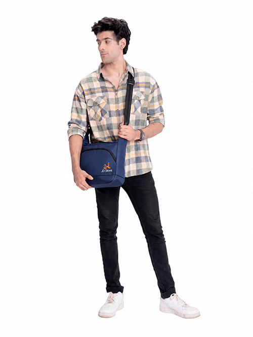 JD MSB-8003 Cambridge Messenger Bag – Navy