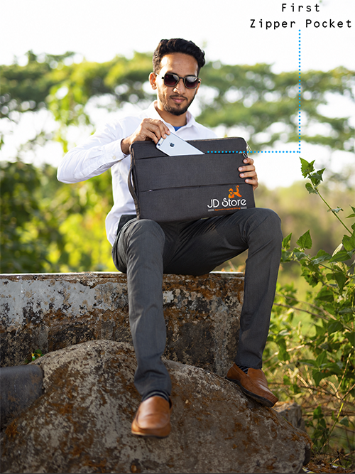 JD FC-4031 Impact Laptop Sleeve – Dark Grey