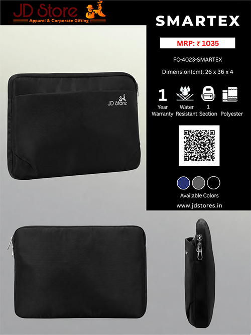 JD FC-4023 Smartex Laptop Sleeve – Navy