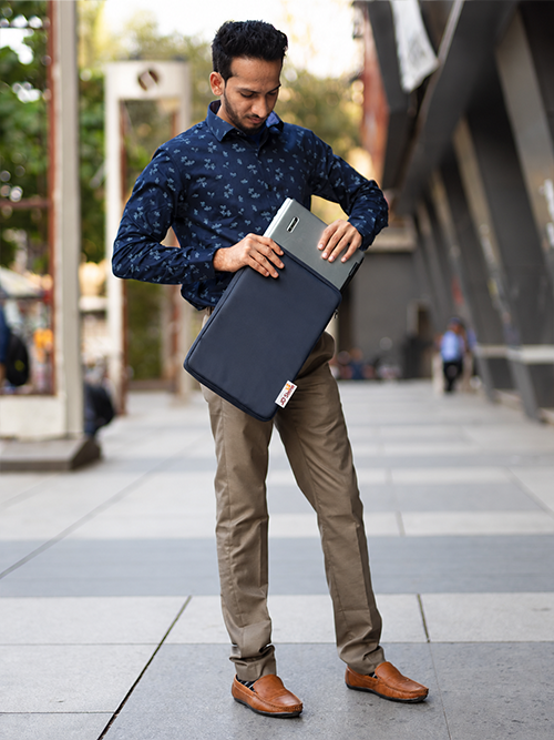 JD FC-4009 Mac Laptop Sleeve – Navy