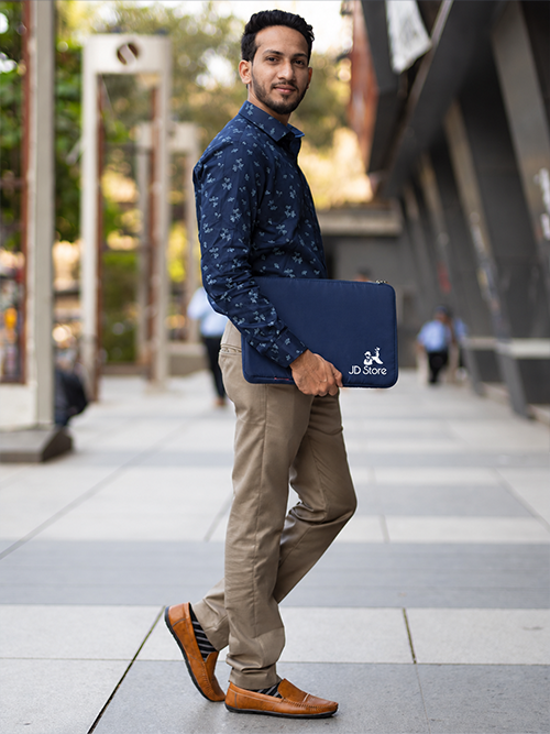 JD FC-4009 Mac Laptop Sleeve – Navy