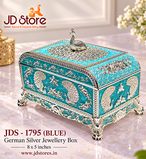 JDS 1795 German Silver Jewellery Box