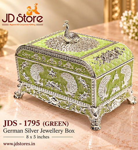 JDS 1795 German Silver Jewellery Box