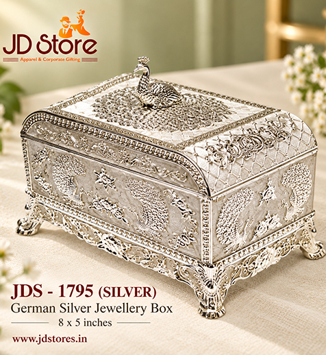 JDS 1795 German Silver Jewellery Box