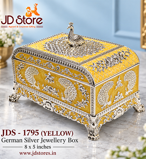 JDS 1795 German Silver Jewellery Box