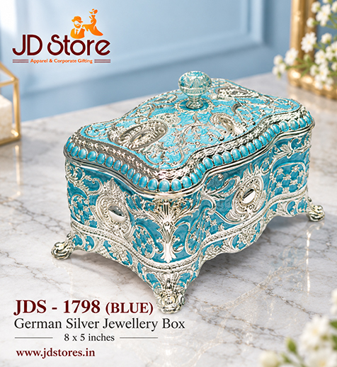 JDS 1798 German Silver Jewellery Box
