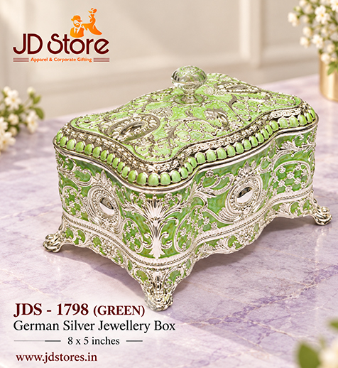 JDS 1798 German Silver Jewellery Box