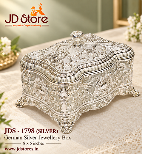 JDS 1798 German Silver Jewellery Box