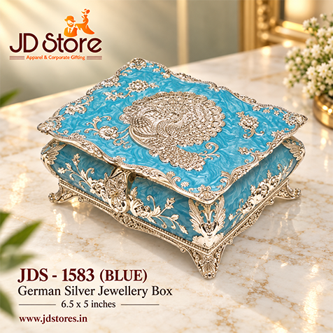 JDS 1583 German Silver Jewellery Box