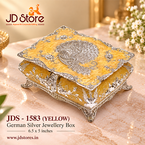 JDS 1583 German Silver Jewellery Box