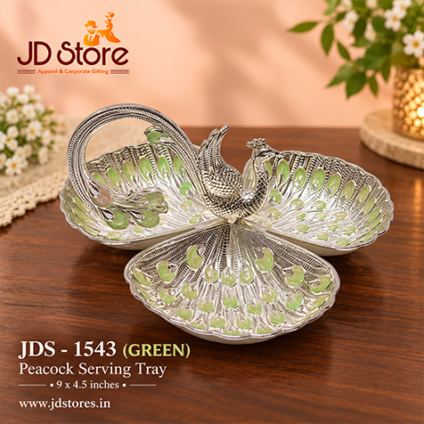 JDS 1543 Peacock Serving Tray