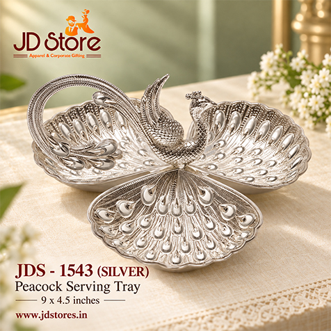 JDS 1543 Peacock Serving Tray