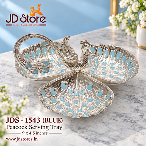 JDS 1543 Peacock Serving Tray
