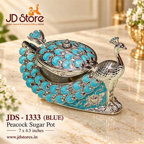 JDS 1333 Peacock Sugar Pot