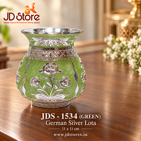 JDS 1534 BLUE German Silver Lota