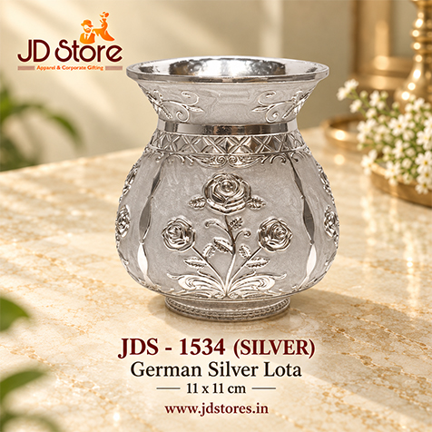 JDS 1534 BLUE German Silver Lota