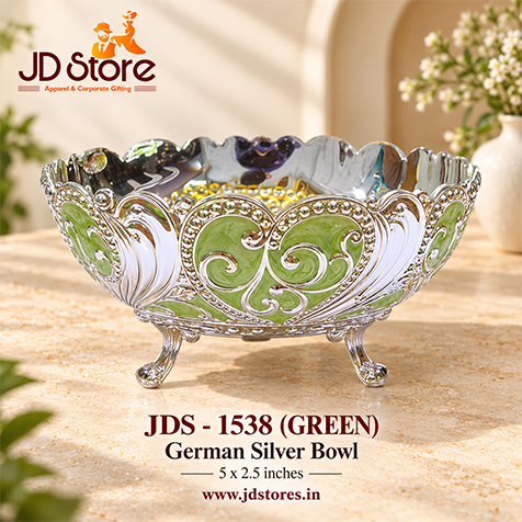 JDS 1538 BLUE German Silver Bowl