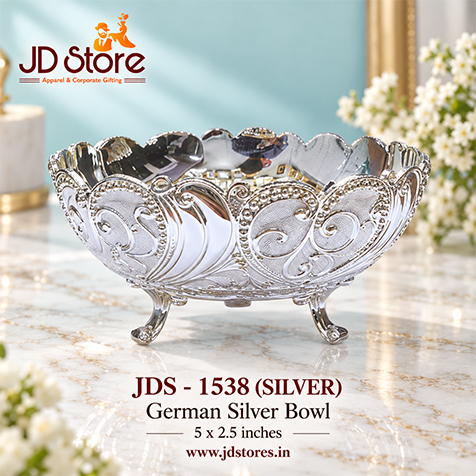 JDS 1538 BLUE German Silver Bowl