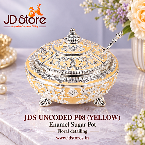 JDS UNCODED P08 GREEN Enamel Sugar Pot