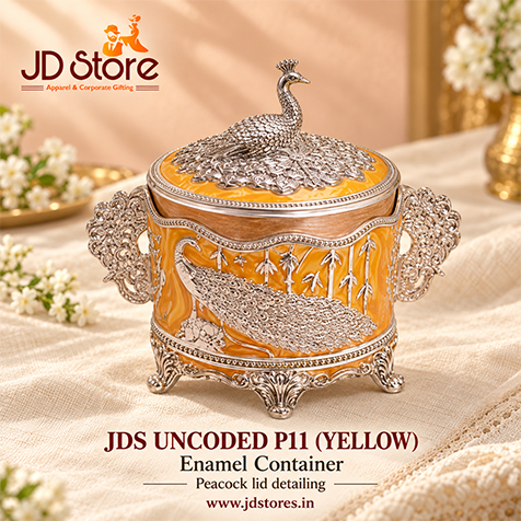 JDS UNCODED P11 BLUE Enamel Sugar Pot