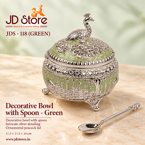 JDS - 118 Decorative Bowl with Spoon