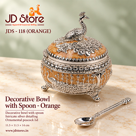 JDS - 118 Decorative Bowl with Spoon