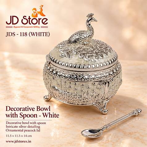 JDS - 118 Decorative Bowl with Spoon