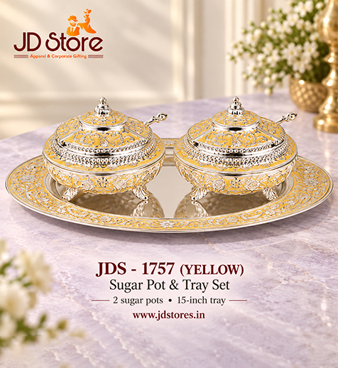 JDS 1757 Sugar Pot & Tray Set