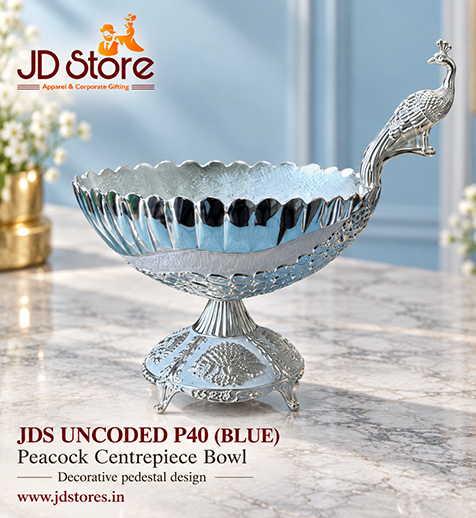 JDS UNCODED P40 Peacock Centrepiece Bowl