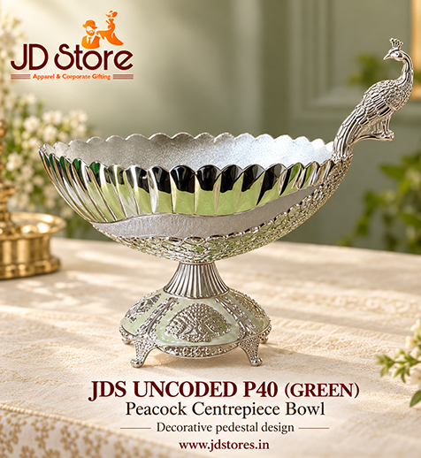 JDS UNCODED P40 Peacock Centrepiece Bowl