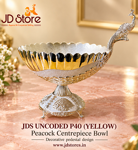 JDS UNCODED P40 Peacock Centrepiece Bowl