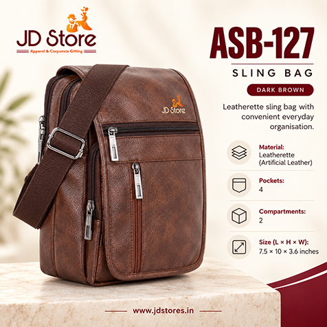 ASB-127 Leatherette Sling Bag