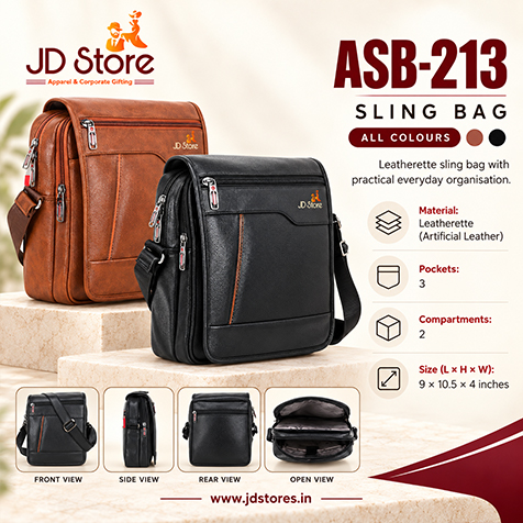 ASB-213 Leatherette Sling Bag