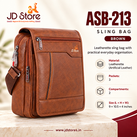 ASB-213 Leatherette Sling Bag
