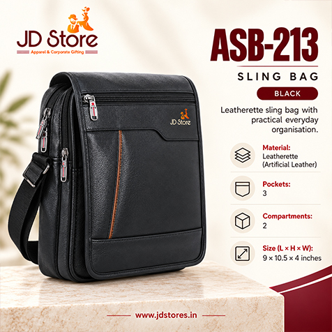 ASB-213 Leatherette Sling Bag