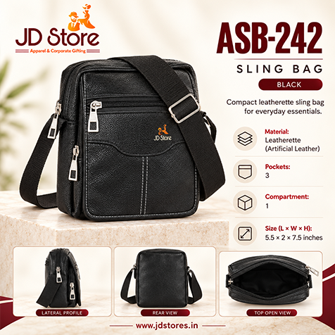 ASB-242 Leatherette Sling Bag