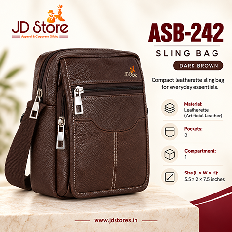 ASB-242 Leatherette Sling Bag