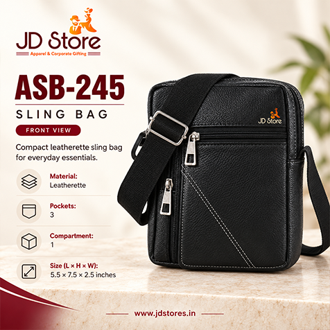 ASB-245 Leatherette Sling Bag