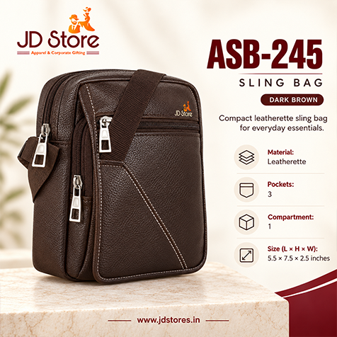 ASB-245 Leatherette Sling Bag