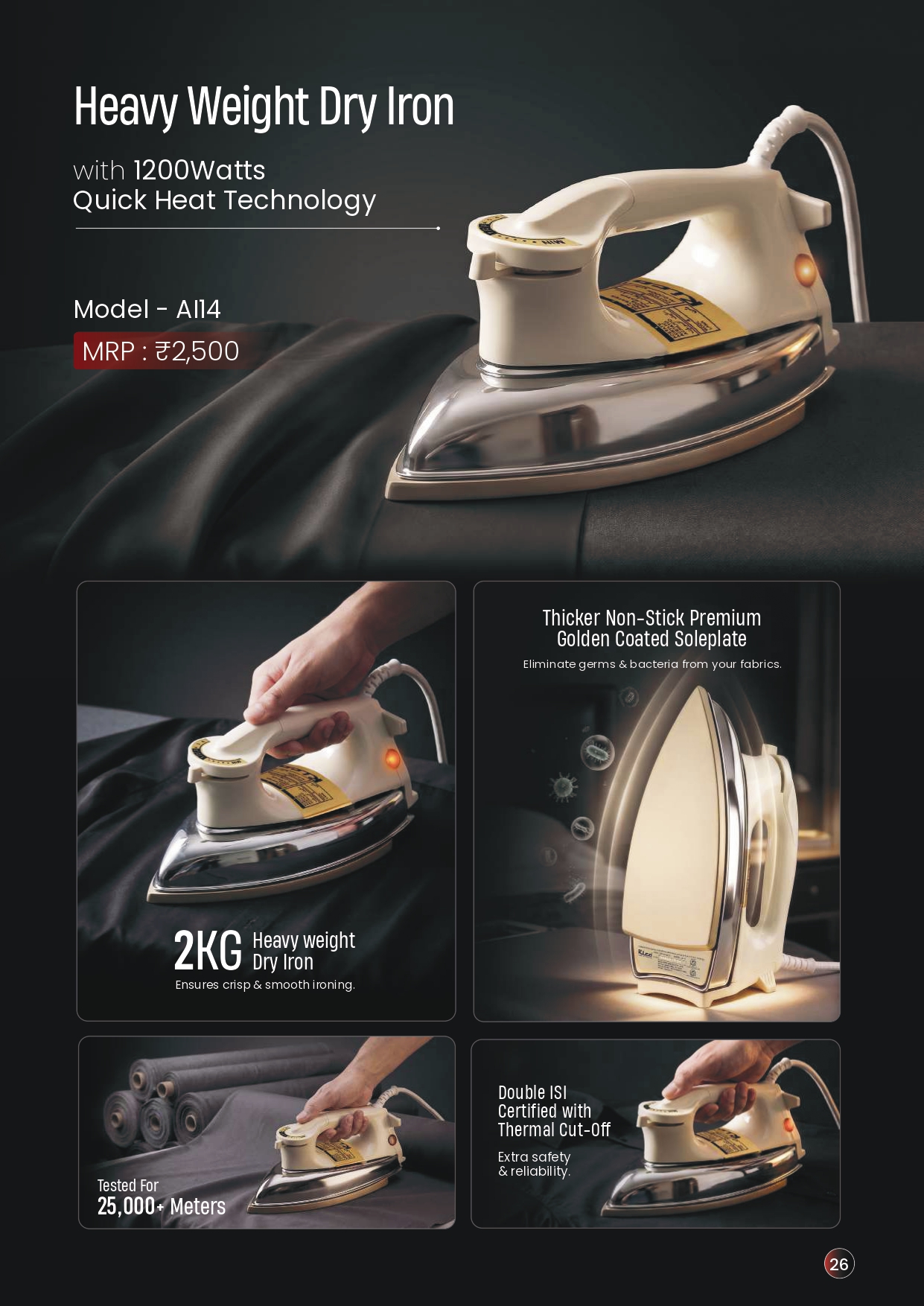 Heavy Weight Dry Iron - AI14